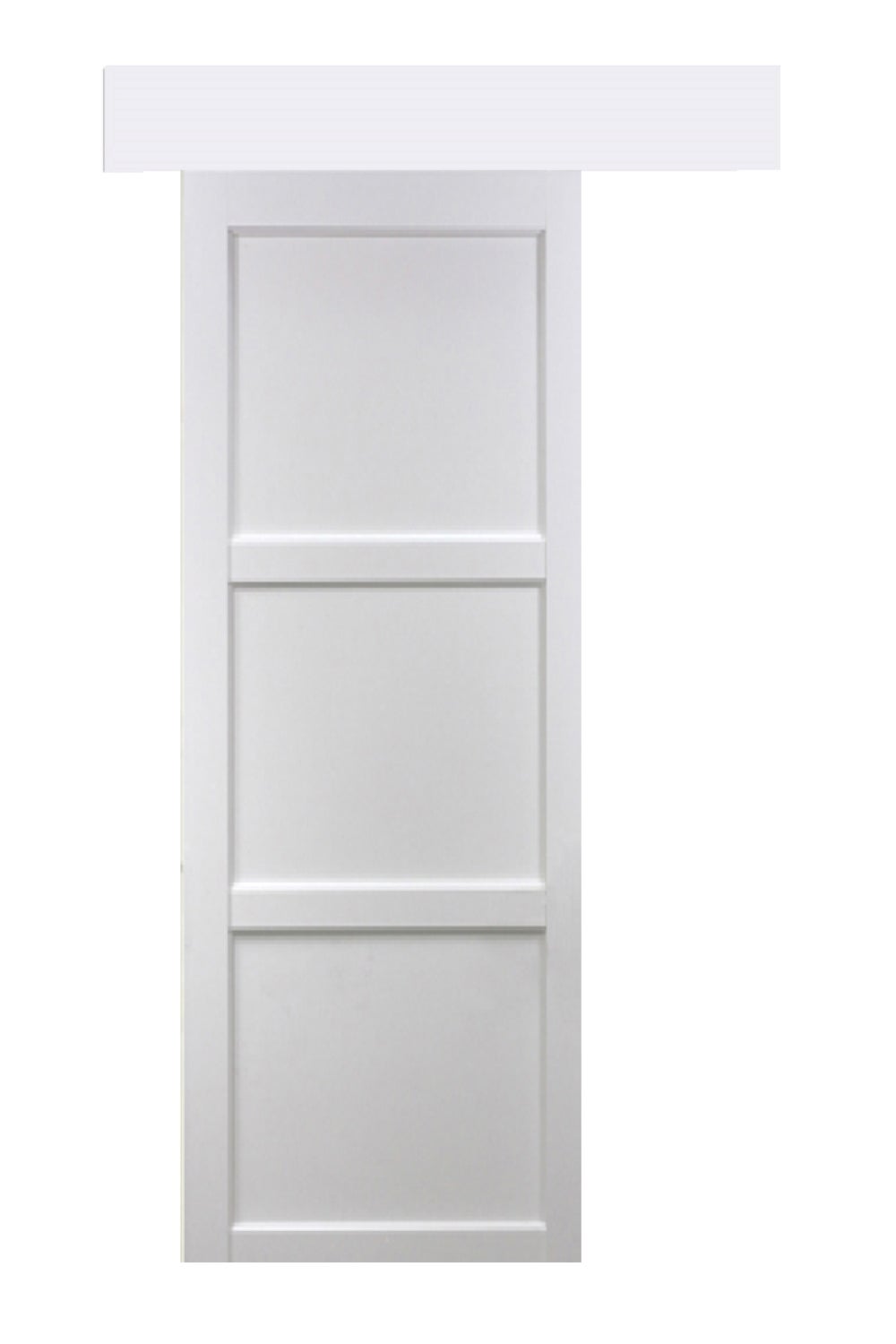 Façade 1 porte pliante métal trio laqué blanc H2050 mm x L620 mm