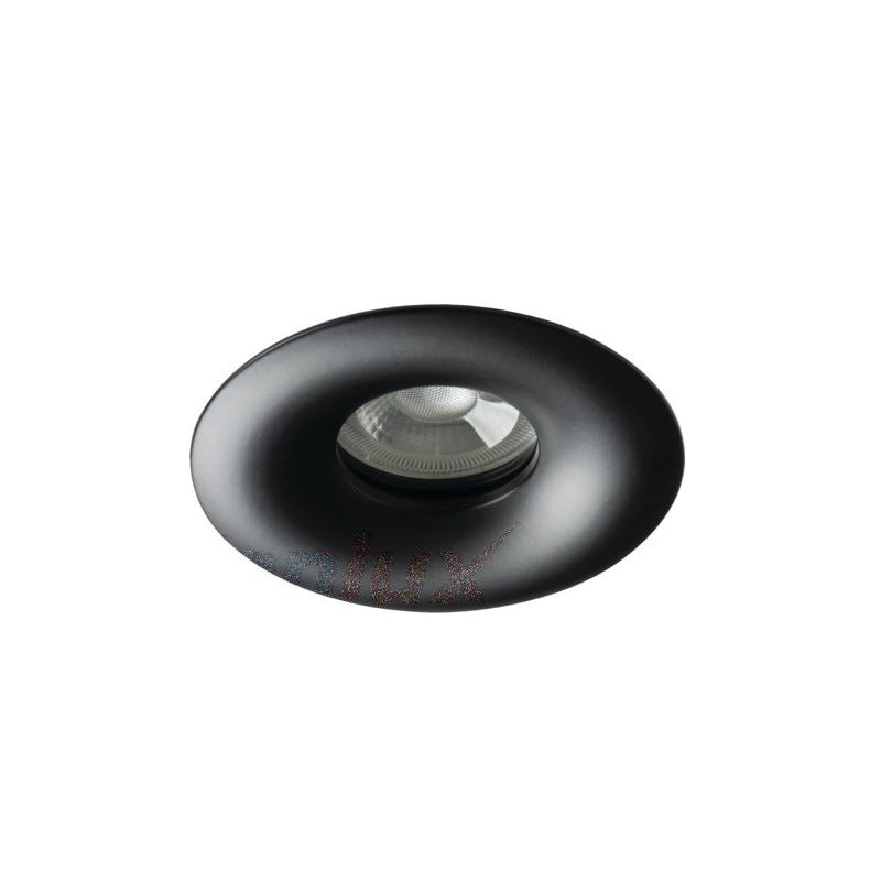 Support Spot LED Encastrable Plafond Max 10W GU5.3/GU10 IP20 Ø89mm  Noir/Blanc - perçage 75mm