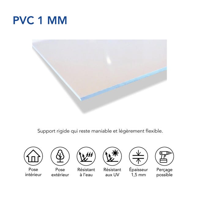 Panneau de Signalisation PVC 1 mm Diamètre 450 mm Matière PVC