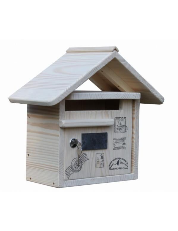Boîte Aux Lettres Murale En Bois Fait Main – Style Venise, Couleur Acajou, Fabrication Italie