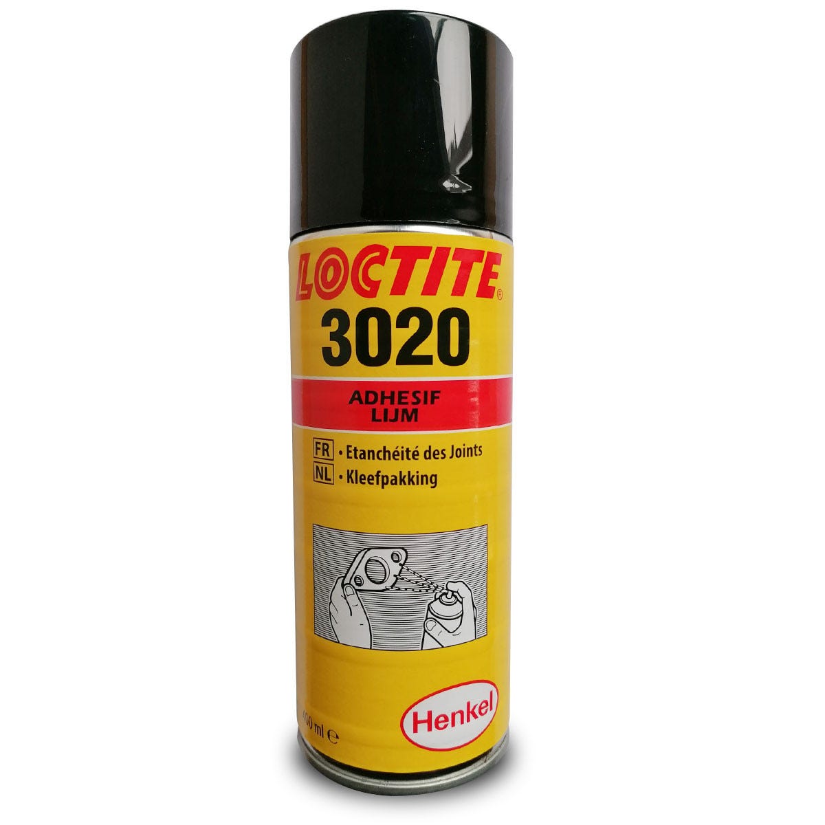 Spray adhésif Loctite 3020 pour le maintien des joints pré découpés (ex 99  MA) 400ml - Gt2i