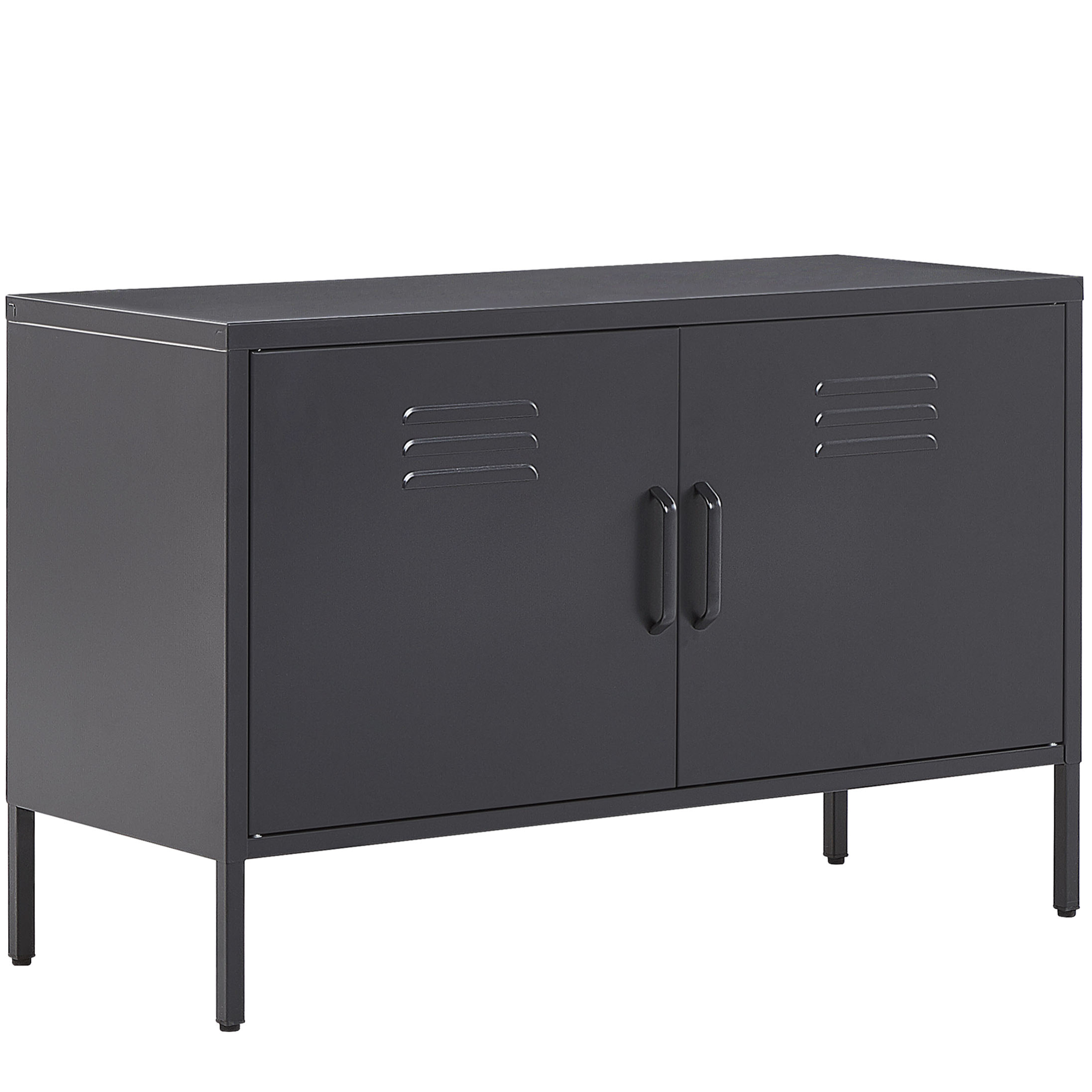 Credenza metallo nero 40 x 100 cm URIA Leroy Merlin
