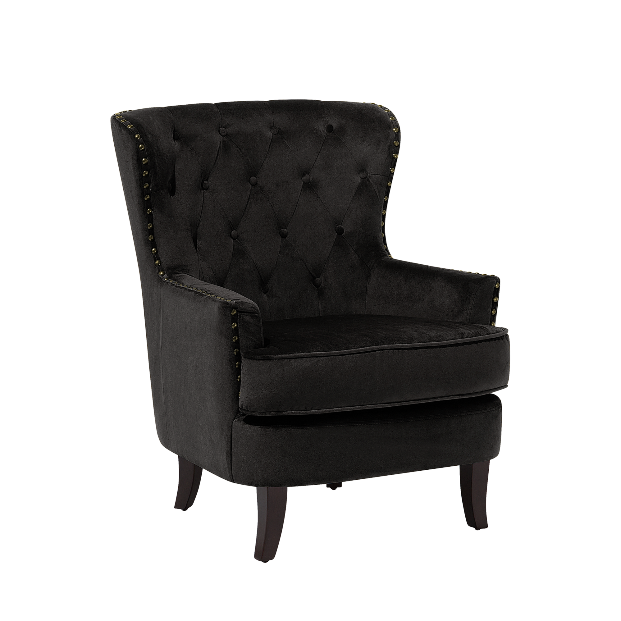 LOBERON Paralume Anfora In Velluto Nero - Per Portalampada E27, Altezza 18 Cm - 3