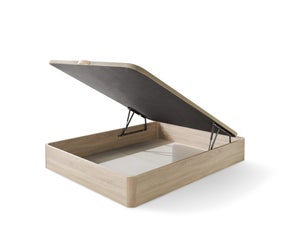 150X190 cm.Canapé abatible madera NATURBOX en cerezo.Pikolín - Shiito