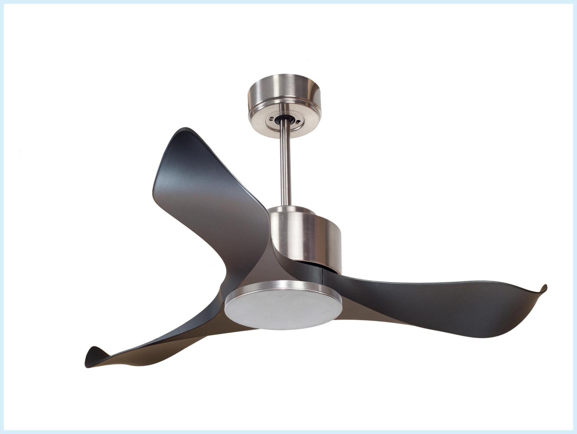 Ventilador de techo Reversible Termostato Motor DC Inclinados Mando a Distancia Escenarios Adaptador 2/3 Aspas Memoria Leroy Merlin