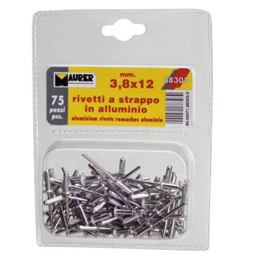 Blister rivets Maurer 3,80x14 mm. (75 unità Â©s) Leroy Merlin