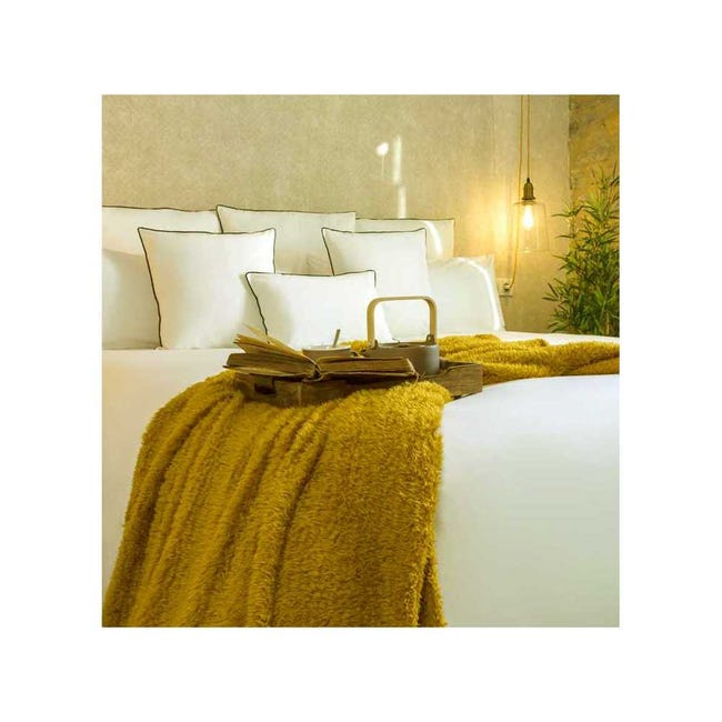 cuerda Descompostura Mejorar COTTON ARTean - Funda nórdica 100% algodón orgánico beige 150x220 cm cama  90 | Leroy Merlin