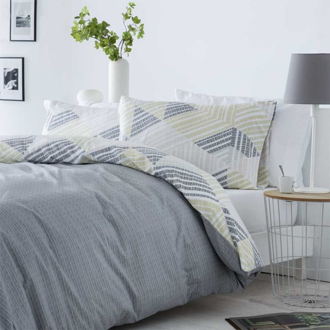 COTTON ARTean Funda n rdica reversible RODILES microfibra gris