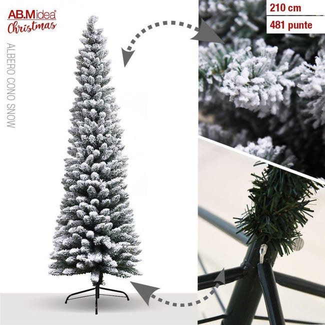 Albero Di Natale Artificiale Con Aghi Realistici 240 Cm Verde Albero Di Natale Artificiale Con Aghi Realistici 240 Cm Verde