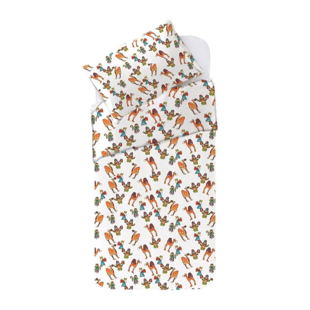 Federa Tesori Dell'Caroline Con Gallo E Polli – Daphne Baxter, Standard 52x76 Cm, Multicolore, Fronte Stampato - 3