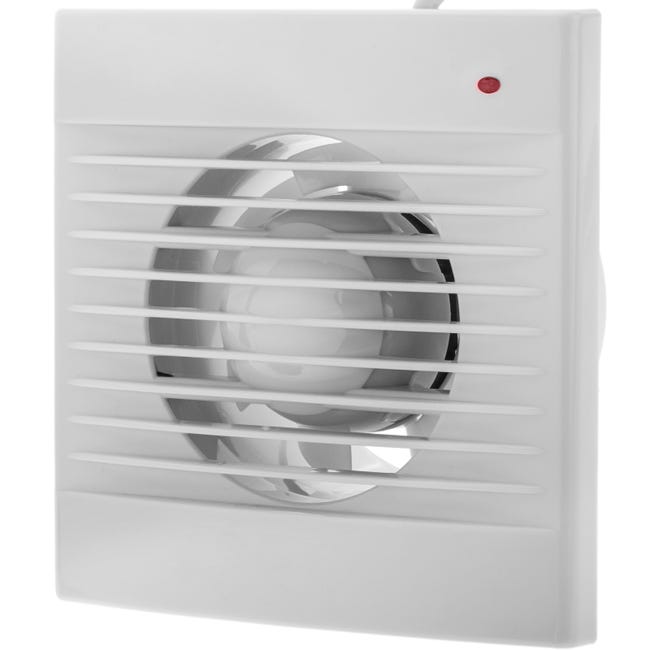 movimiento Palmadita frío Extractor ventilador de aire para techo o pared 100 mm de diámetro,  ventilación baño e interior | Leroy Merlin
