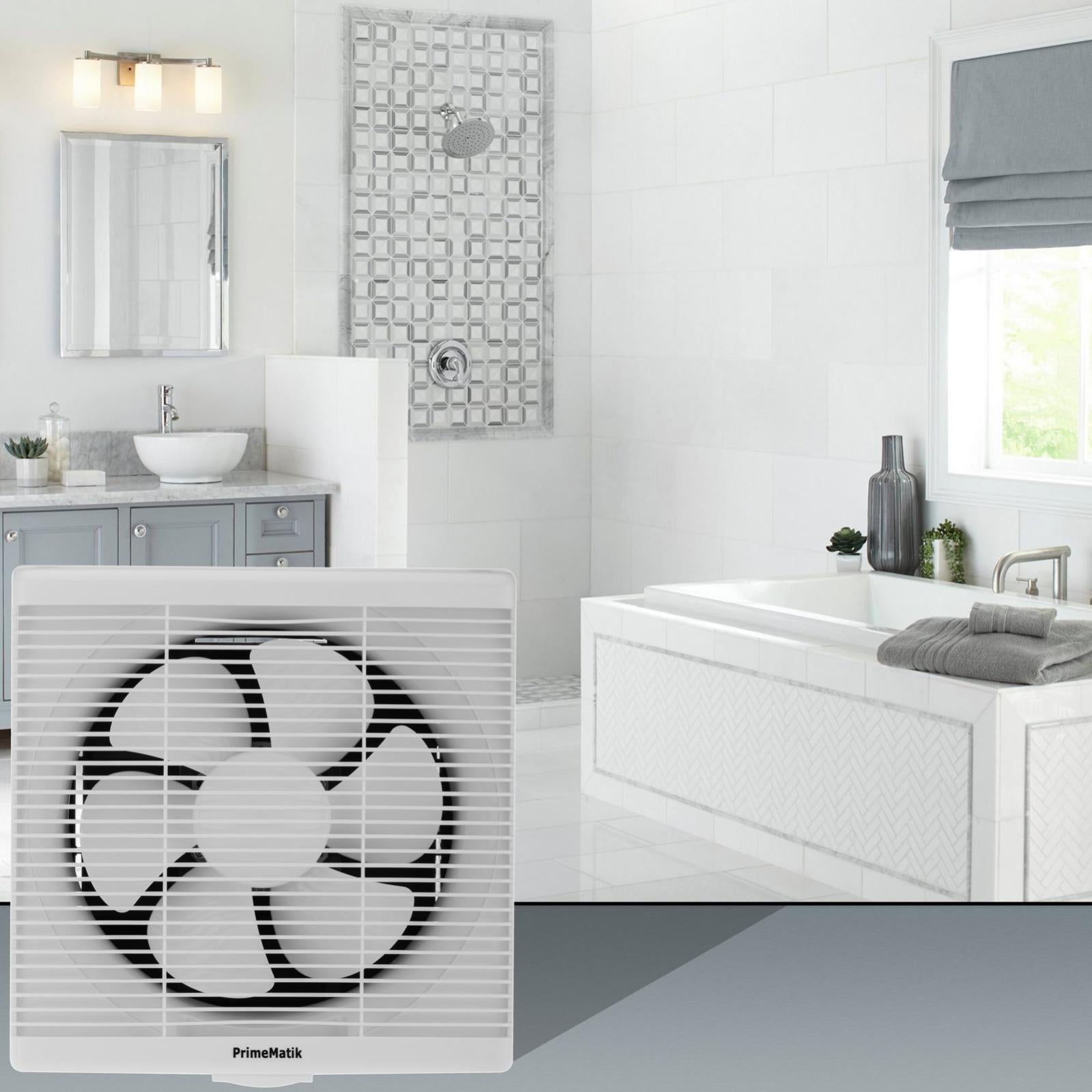 ventilador de aire para techo o pared 335x335 mm, persianas antirretorno para ventilación | Leroy Merlin