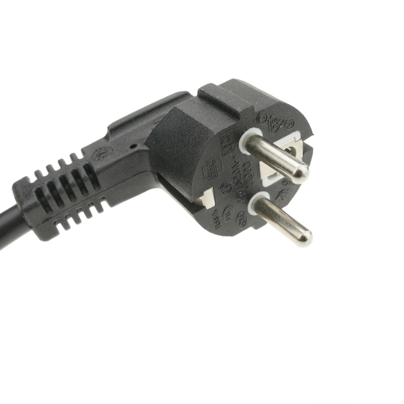 Cavo di alimentazione nero 10m C13 a SCHUKO-maschio - 2