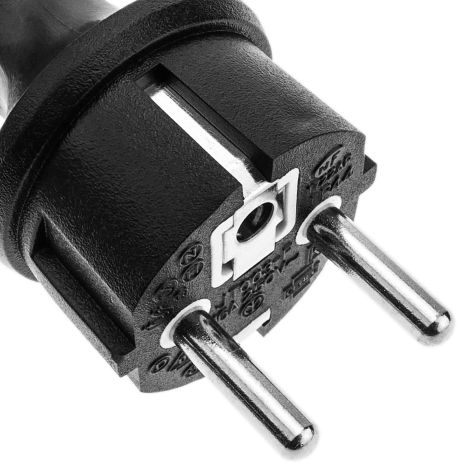 Cavo di prolunga elettrica Schuko maschio a femmina Schuko da 15 m nero IP44 - 5