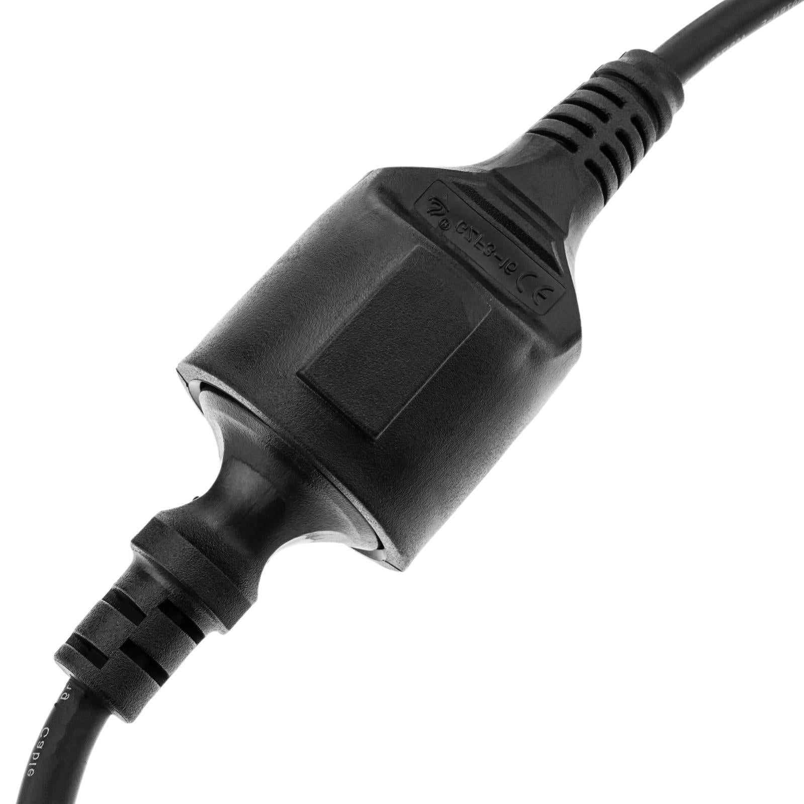 Cavo di prolunga elettrica Schuko maschio a femmina Schuko da 15 m nero IP44 - 2