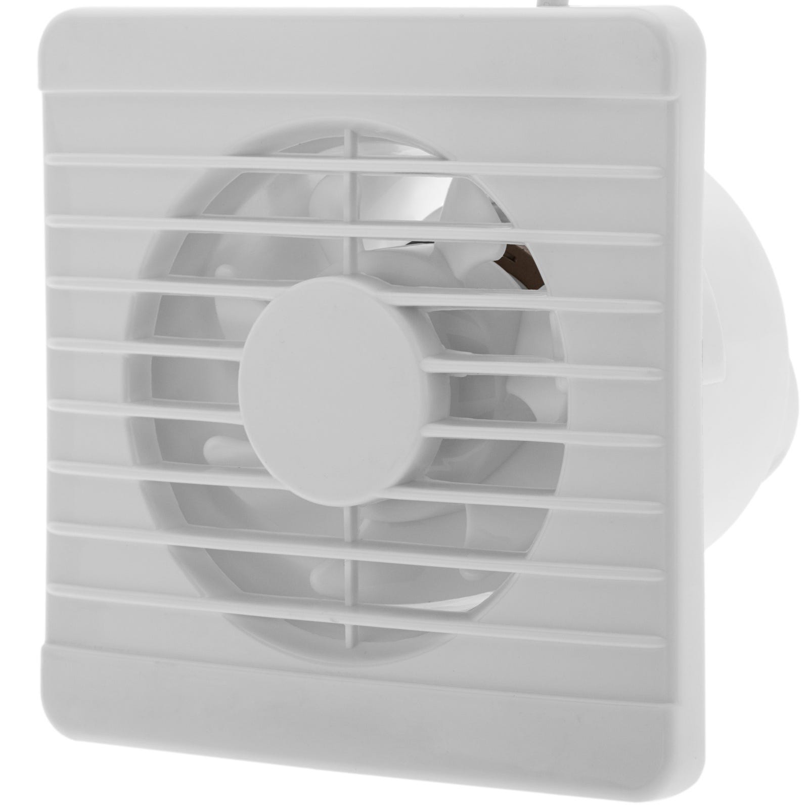 Extractor ventilador de aire para techo o pared 96 mm de diámetro, con  válvula antirretorno ventilación baño e interior