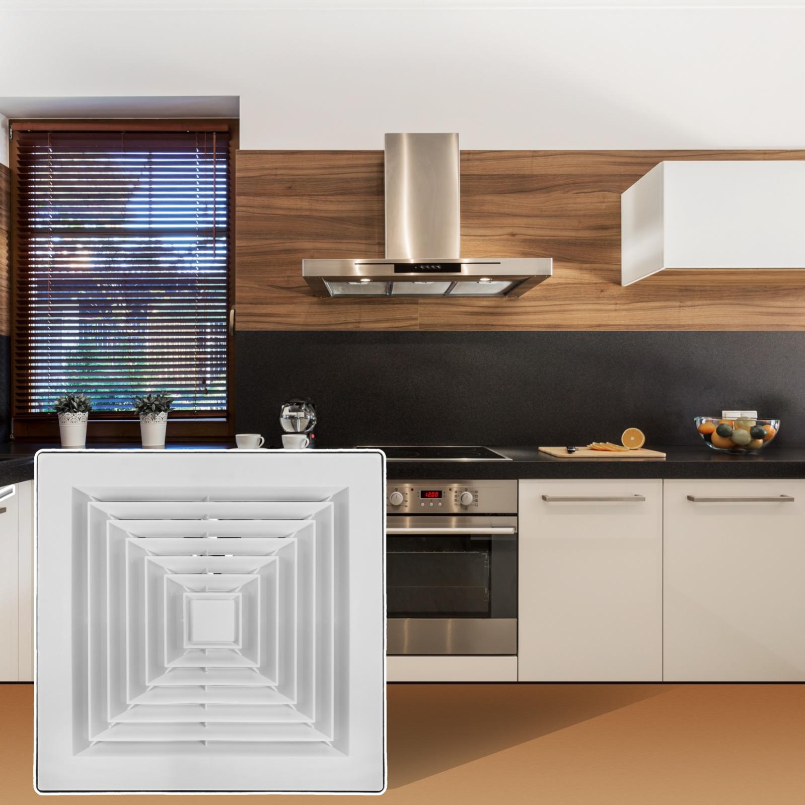 Extractor ventilador de aire para techo pared mm con rejilla extraíble para ventilación de baño e interior | Leroy Merlin