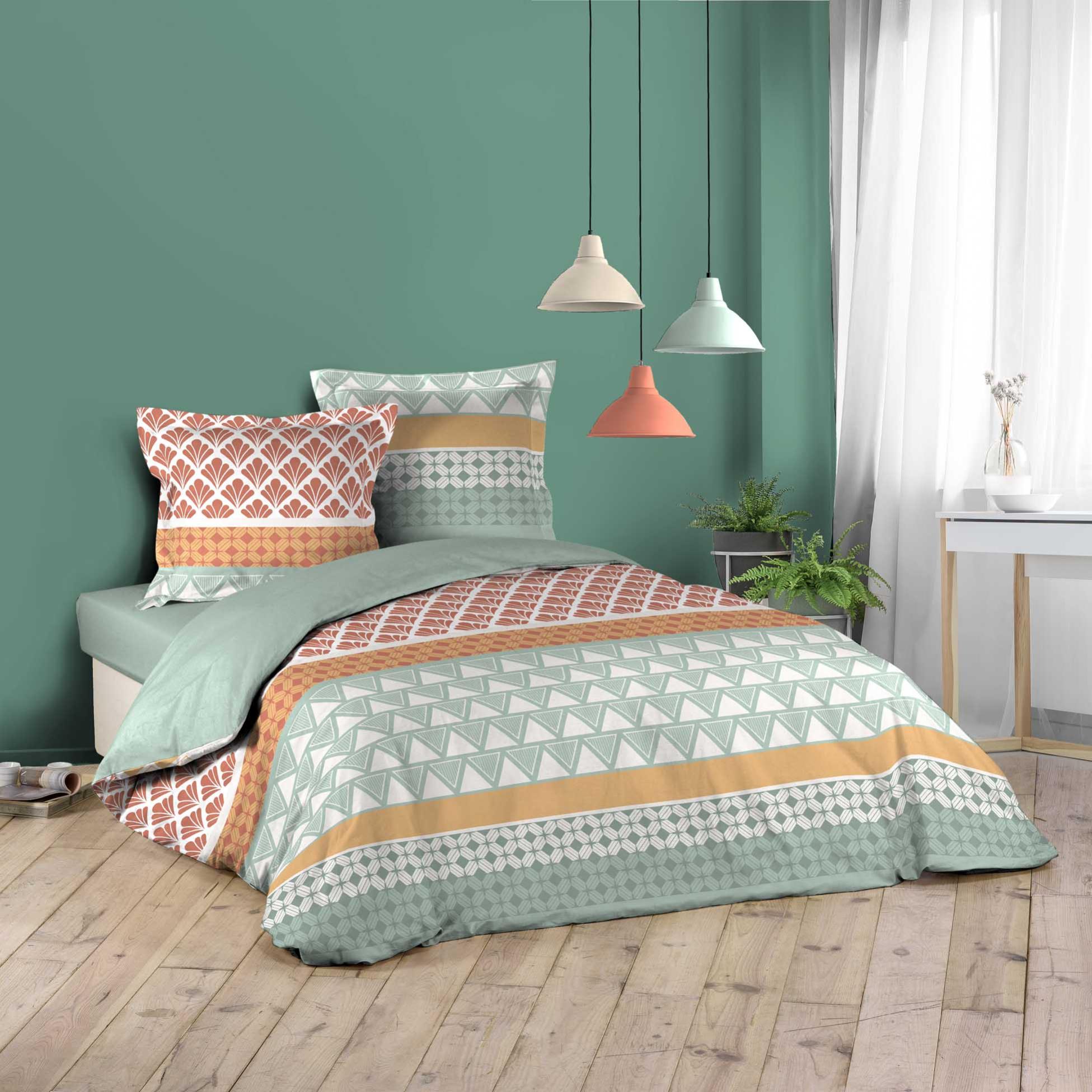 Parure housse couette Artchic Apolline Leroy Merlin