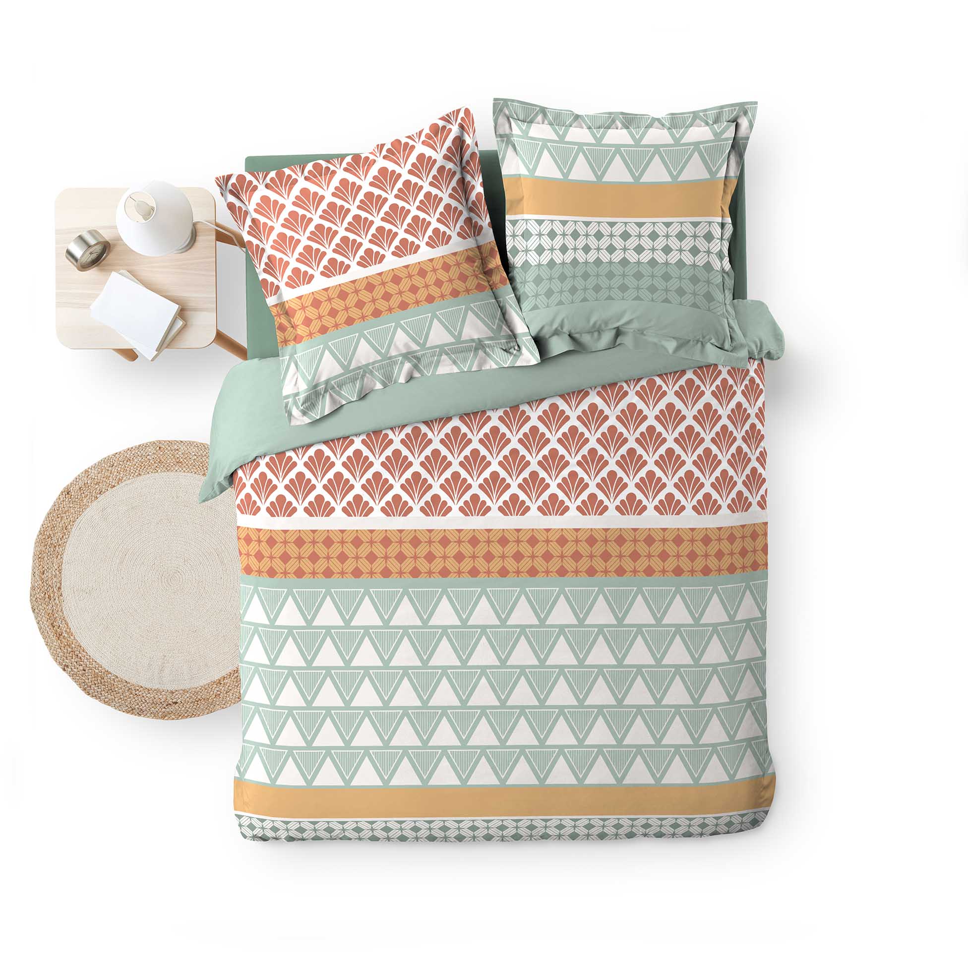 Parure housse couette Artchic Apolline Leroy Merlin