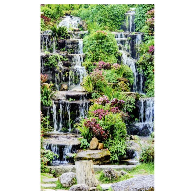 Tenture murale extérieure imprimée KYRIELLE, H.2 x L.1.2 m, SCENOLIA