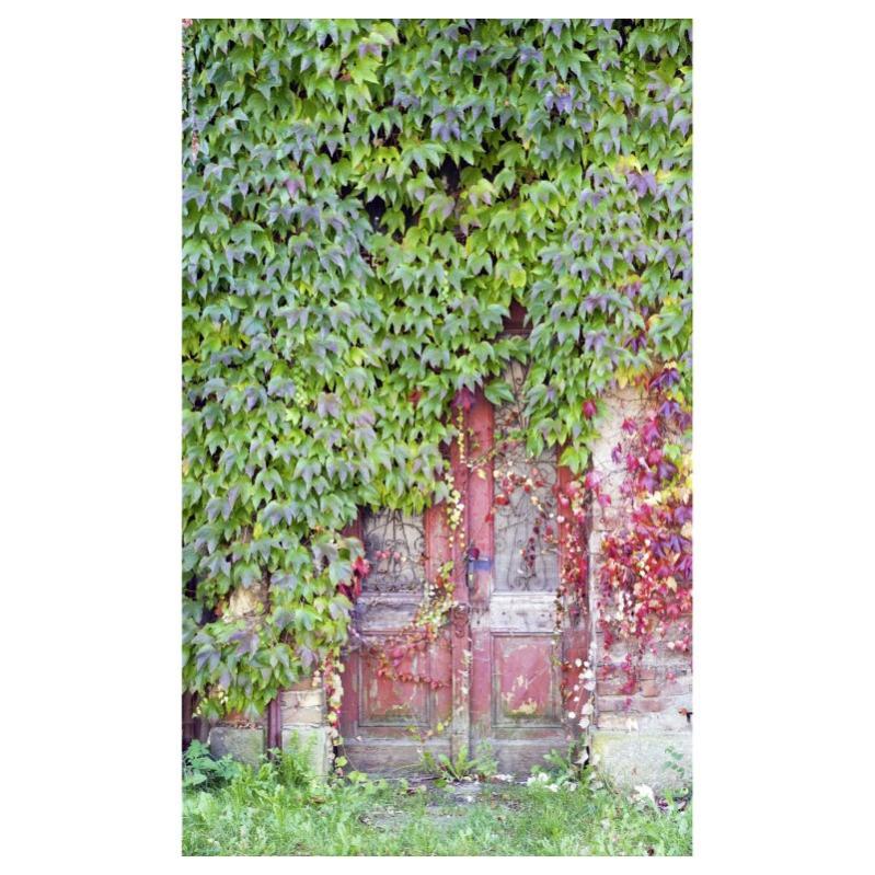 Tenture murale extérieure imprimée PORTE DEROBEE, H.2 x L.1.2 m