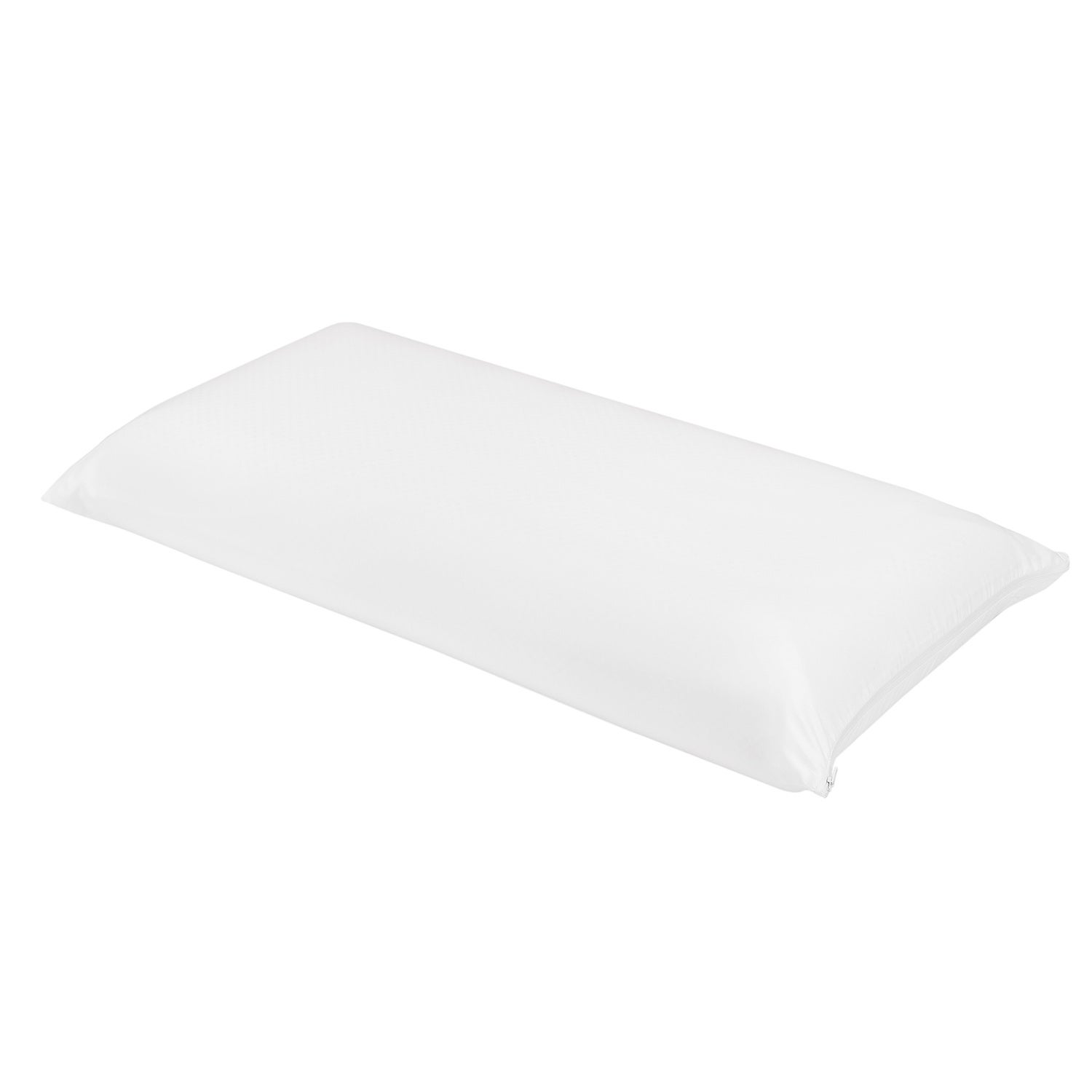 Comprarredo Cuscino piazza e mezza lungo 110 cm in fiocco di memory con  fodera in cotone