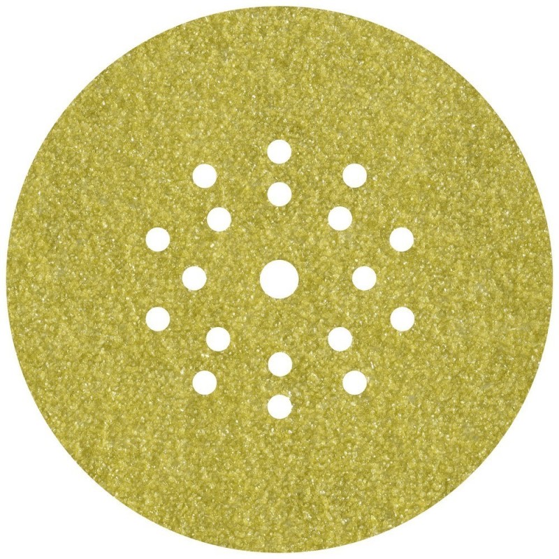 Wolfcraft 5635000 - discos adhesivos de lijar grano 180 perforadas para lijadores de plafones y pared diam 225 mm