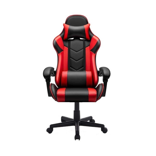 Chaise gamer inclinable rouge noir Katana