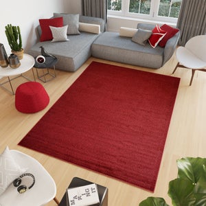 TAPISO Noyan Tapis Salon Bureau Moderne Anthracite Unicolore Fin Tufté  Feutre 80 x 150 cm