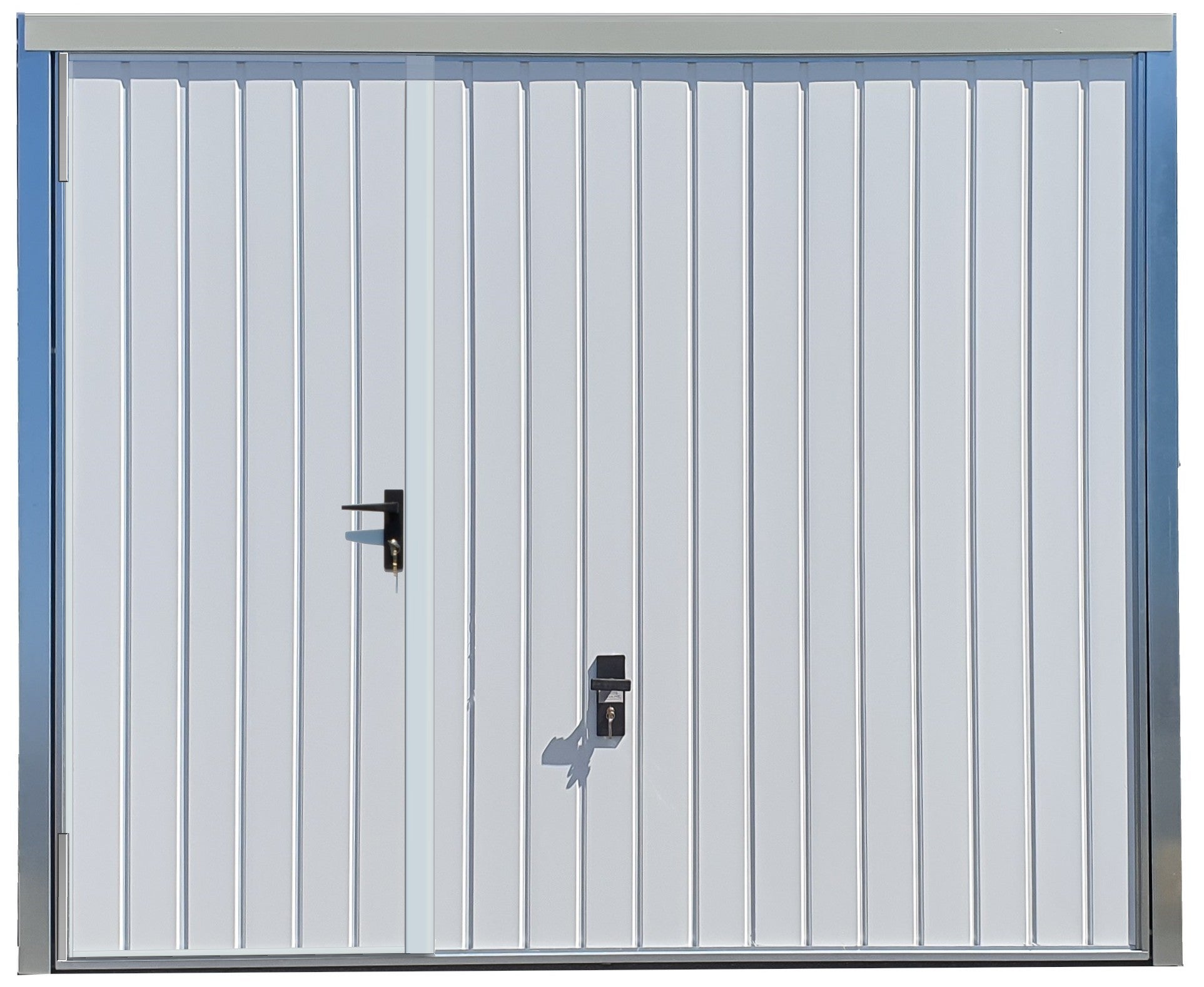 Porte de garage basculante 200 x 240 cm grise - Brico Dépôt