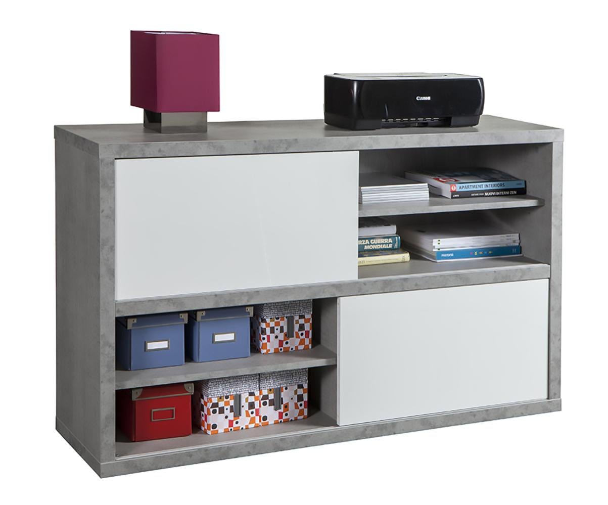 vidaXL Mobile Porta TV Grigio Cemento 69,5x30x50 cm Legno Multistrato vidaXL Mobile Porta TV Grigio Cemento 69,5x30x50 cm Legno Multistrato