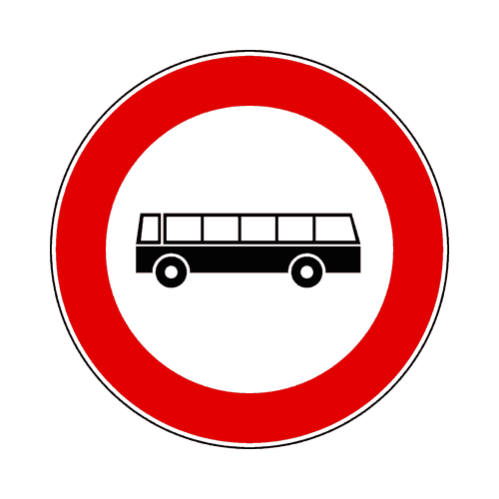 Disco De Tránsito Prohibido A Autobuses | Leroy Merlin