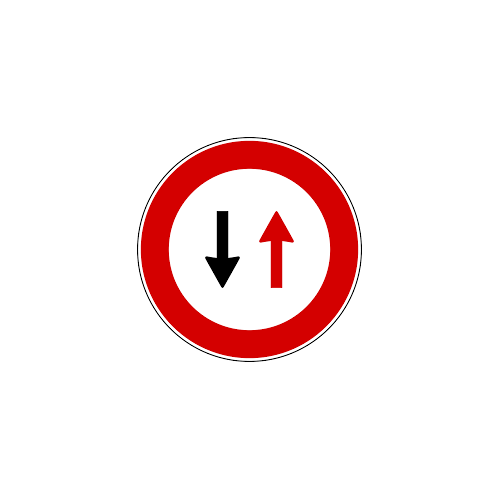 Disco Dare Precedenza Nei Sensi Unici Alternati