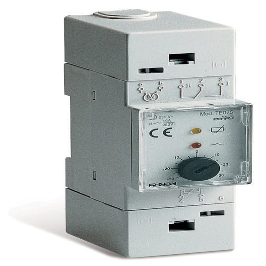 Thermostat avec sonde extérieure, écru perle Ospel Karo RTP-1SN/m/42 -  Vente en ligne de matériel électrique