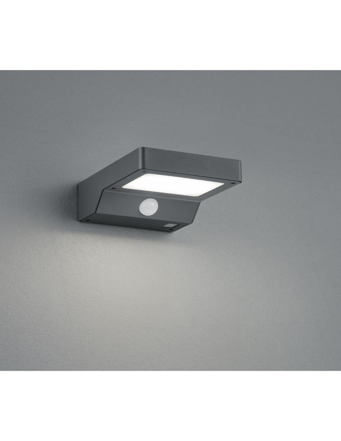 Faro da esterno con sensore di movimento Xled slim in alluminio, antracite, Modulo LED 7.2W