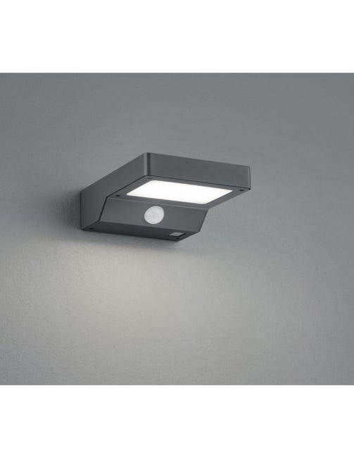 Faro da esterno con sensore di movimento Xled slim in alluminio, antracite, Modulo LED 7.2W Faro da esterno con sensore di movimento Xled slim in alluminio, antracite, Modulo LED 7.2W