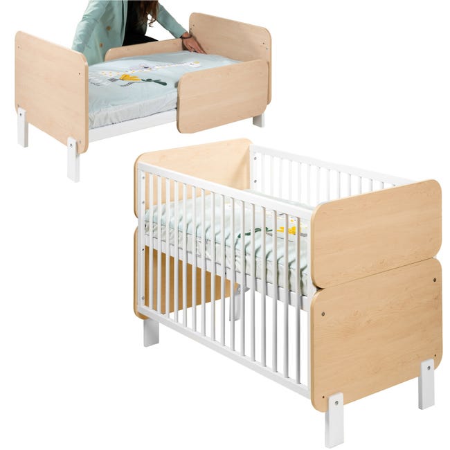 verbo Discriminatorio Reducción de precios Cuna de bebé convertible en cama infantil Jumeirah nature | Leroy Merlin