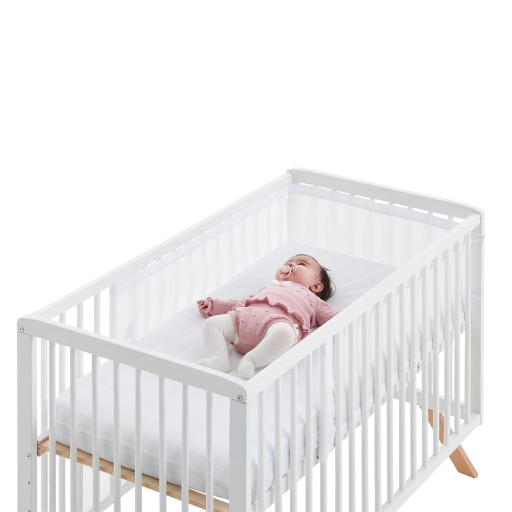 Filet de lit bébé respirant Oxygen© 60x120 en tissu 100% respirant