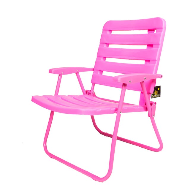 Nos vemos Inválido primavera Lote 4 sillas plegables desmontable. Rosa. 70cm. | Leroy Merlin