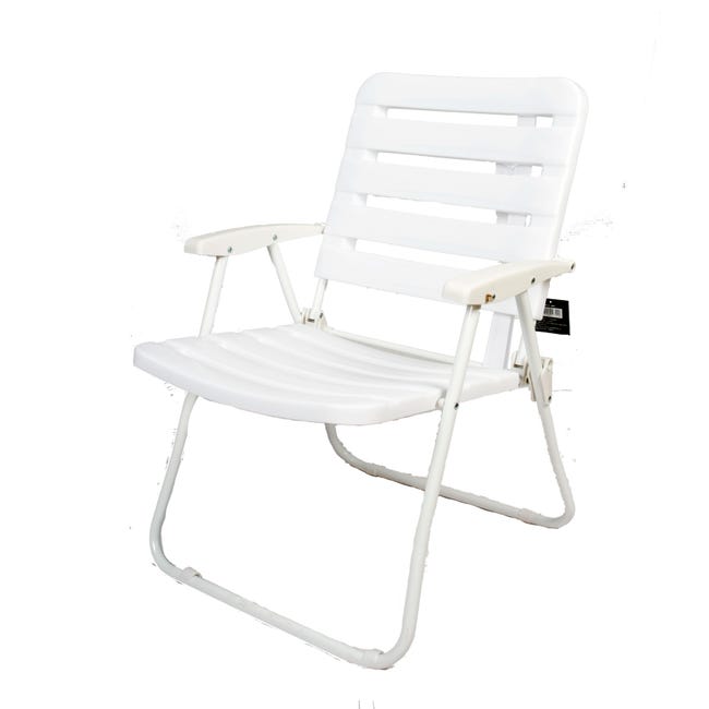 Fraseología R Rodeo Lote 4 sillas plegables desmontable. Blanco. 80cm. | Leroy Merlin
