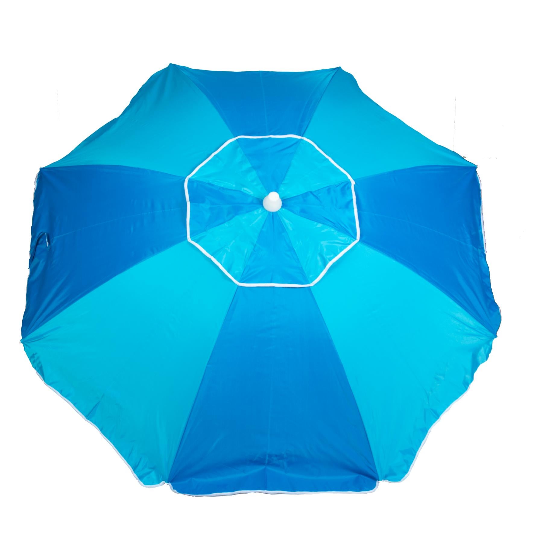 Sombrilla De Playa CREVICOSTA 200 Cm - 8 Varillas, Protección UPF100+, Poste Con Espiral Y Recorrido Total