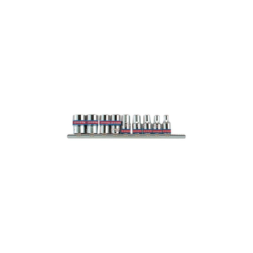 Jeu De 9 Douilles à Chocs TORX 1/2'' - E10 à E24 - KS Tools
