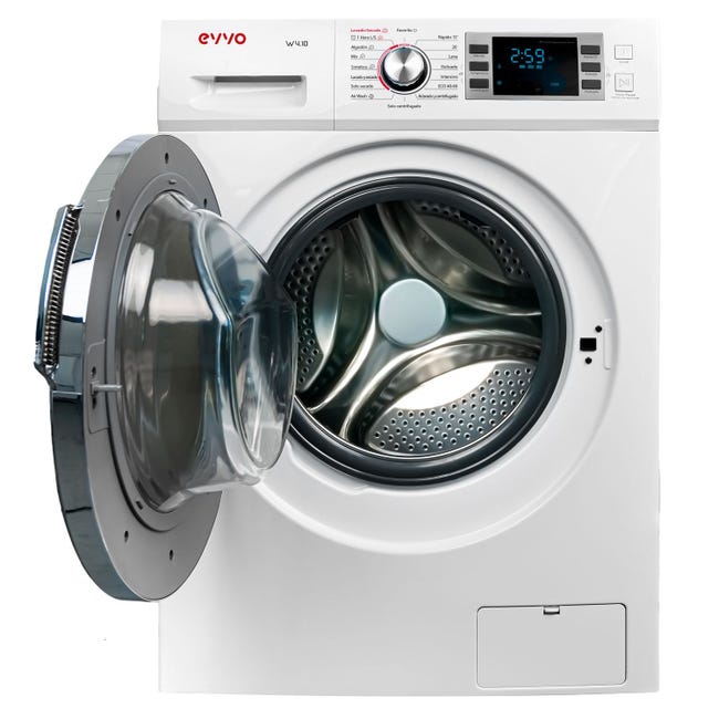 Lavadora-Secadora EVVO w4.10, 10 kg lavado, 7 kg secado, 16 Programas, Blanco | Merlin