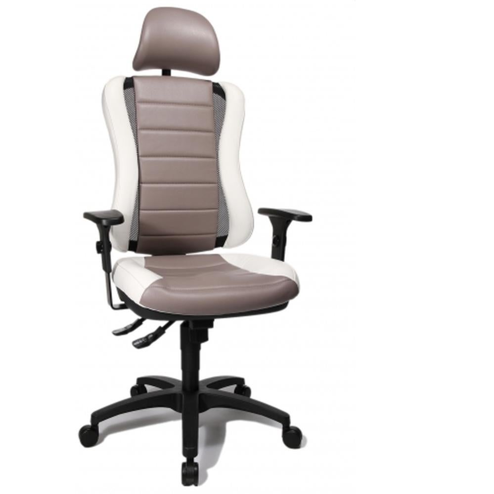 Poltroncina ufficio con braccioli regolabili