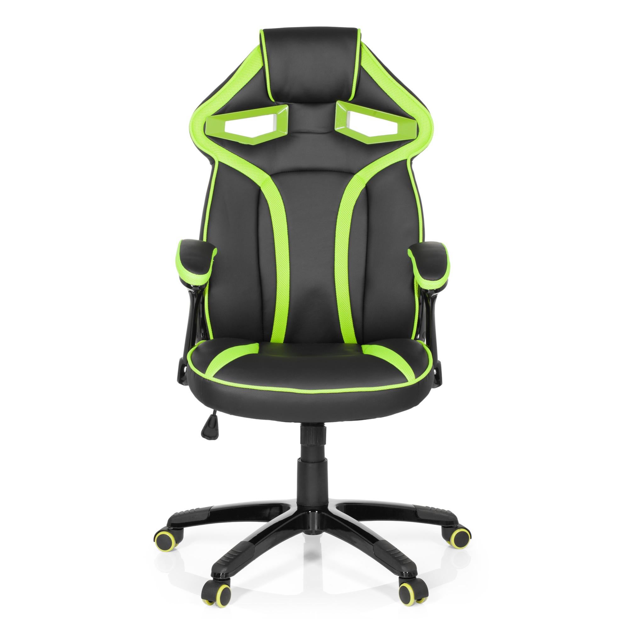 Sedia Da Gaming / Sedia Da Ufficio GUARDIAN Ecopelle Nero / Bianco Hjh Office 86396710