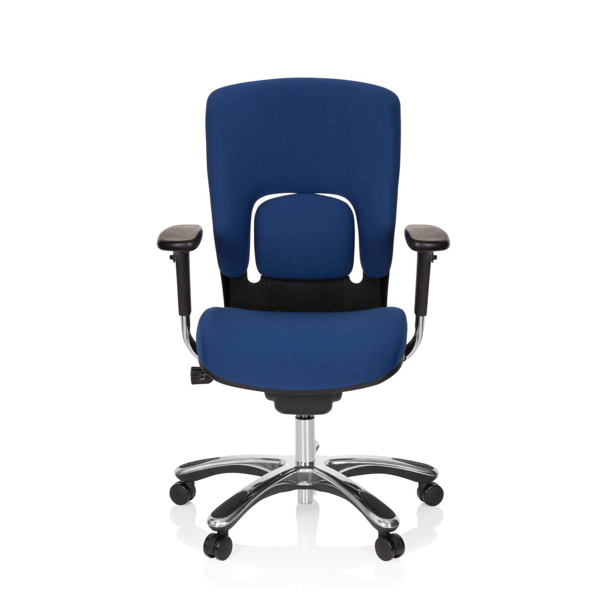 Sedia da ufficio / Sedia direzionale VAPOR LUX BASE Tessuto Blu hjh ...
