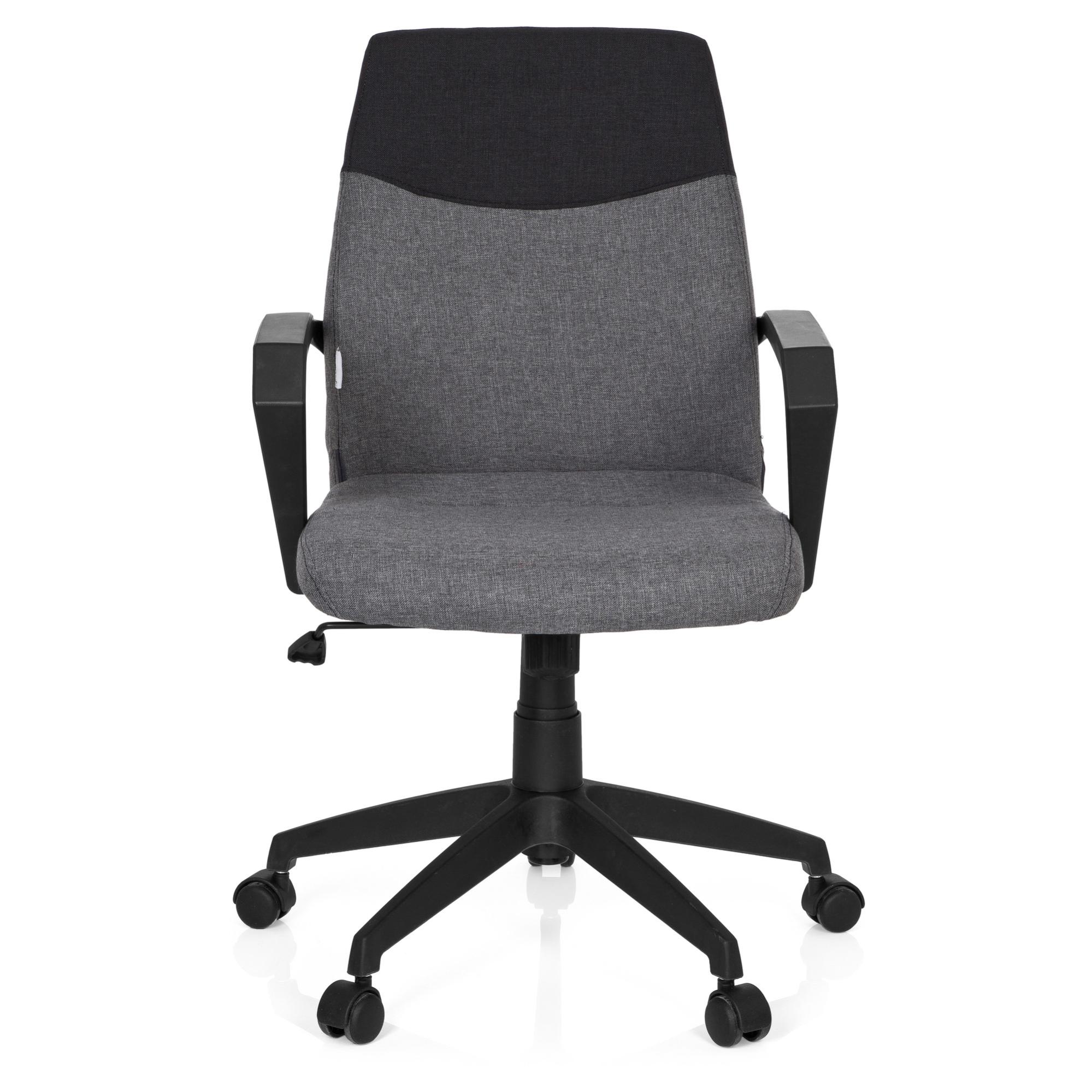 Sedia da ufficio ROYAL tessuto grigio scuro/ grigio hjh OFFICE | Leroy ...