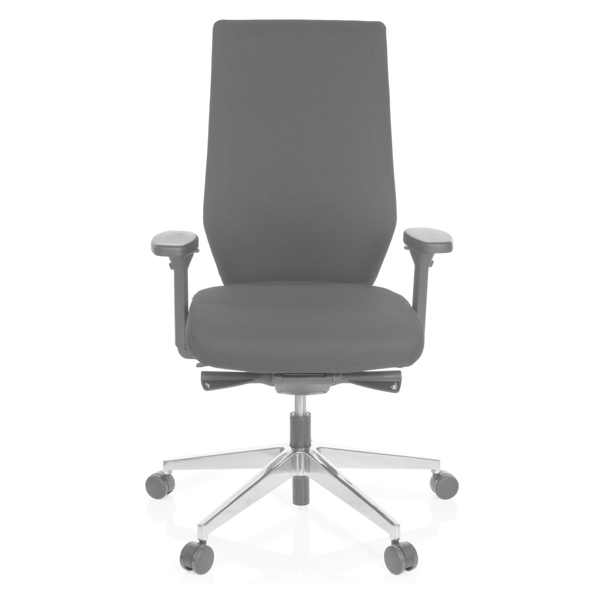 Sedia da ufficio / sedia girevole PRO-TEC 700 tessuto nero hjh OFFICE ...