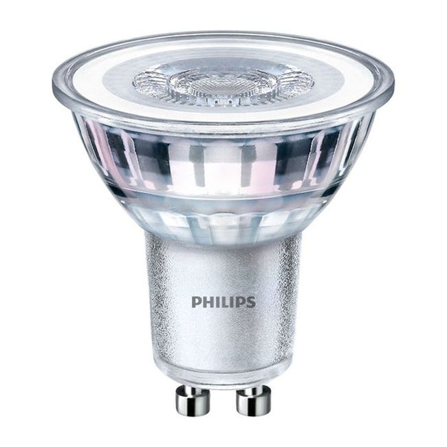 Ampoule LED GU10 Philips - CorePro LED 4,6-50W - 36° - Blanc Chaud