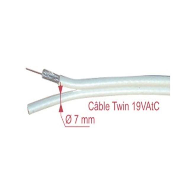 Antenne Câble Coaxial Pour Huawei P20 Pro (CLT-L29) - Blanc, Démontée D'origine - Occasion Fonctionnelle